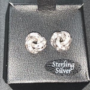 Genuine diamond earrings